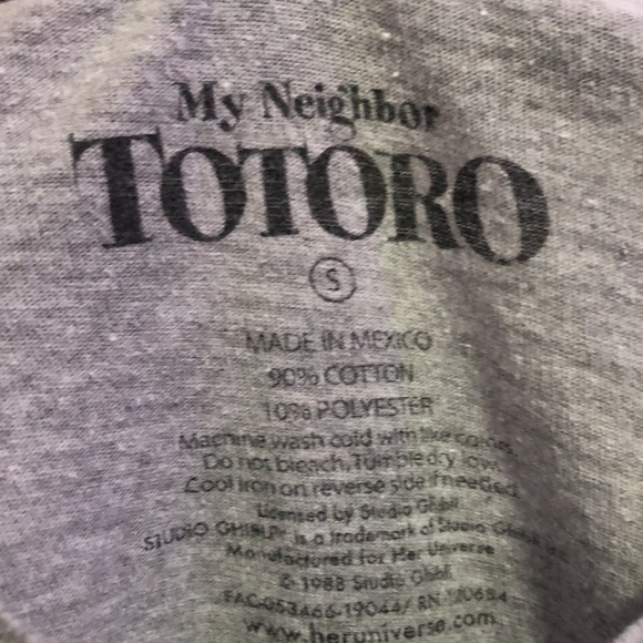 My Neighbor Totoro Gray Graphic Tee - Picture 4 of 4
